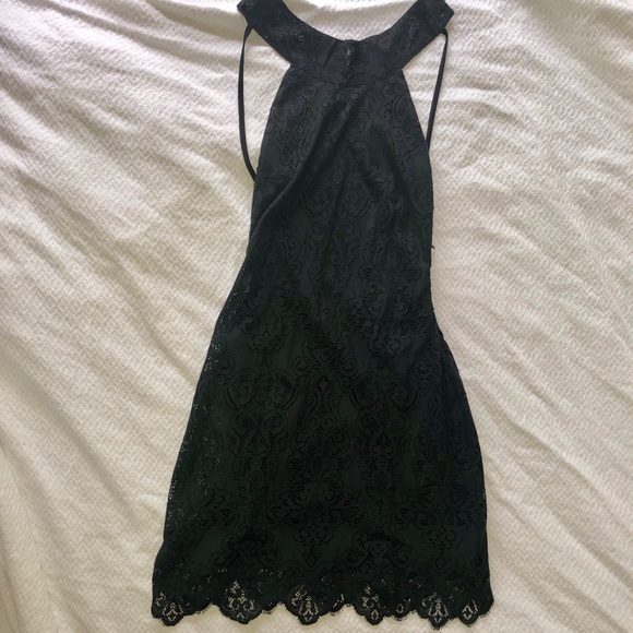 COPY - For Love & Lemons Black Take Holiday Cocktail Dres - Picture 4 of 8
